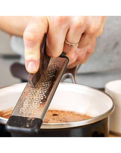 Râpe fine double sens Core Line crème