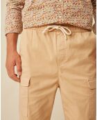 Pantalon cargo Dayan beige