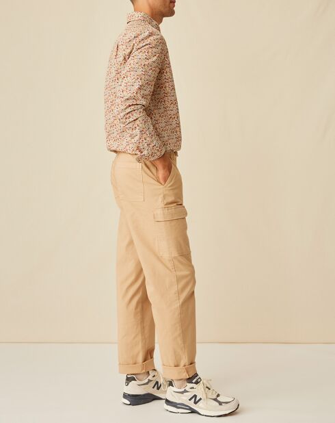 Dayan beige cargobroek