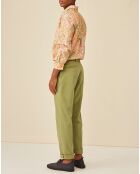 Pantalon chino Dominique olive