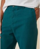 Pantaloni plissettati Diony fougère