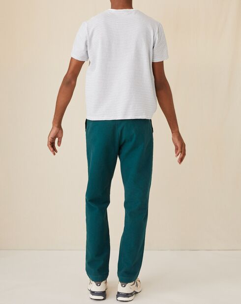 Pantaloni plissettati Diony fougère