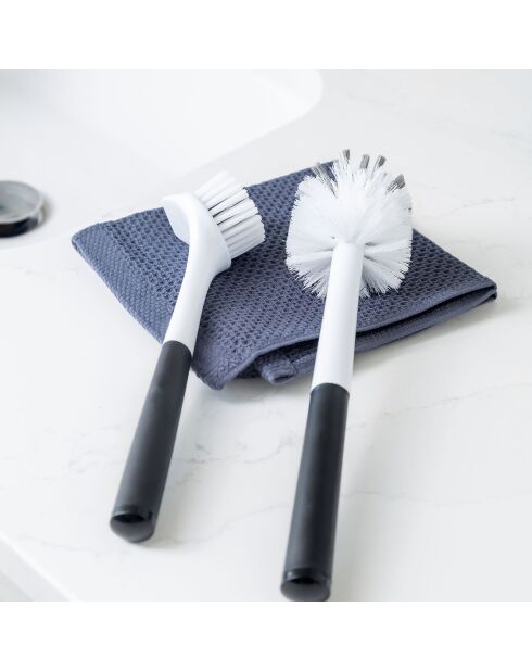 Ensemble de nettoyage - 2 pièces noir/blanc