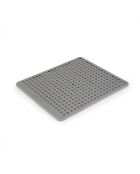 Tapis d'évier en silicone gris