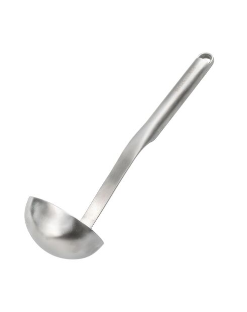 Louche en acier inoxydable gris