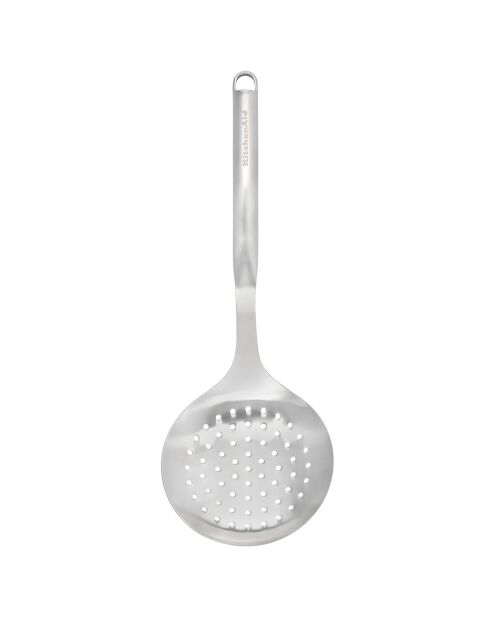Ecumoir en acier inoxydable gris