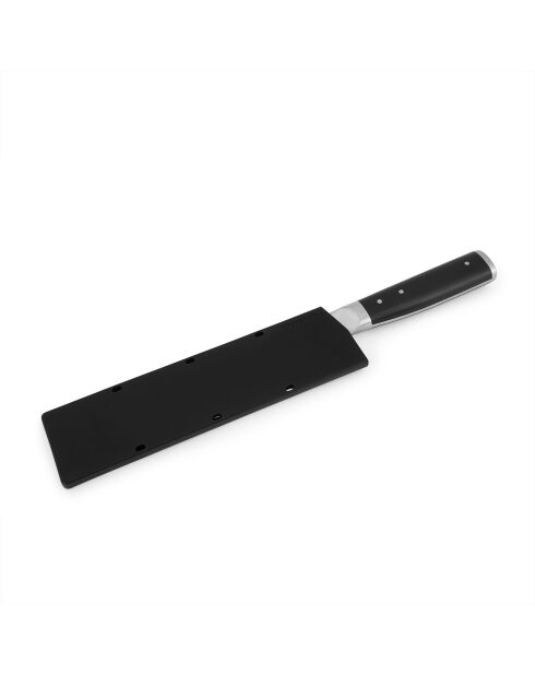 Couteau Santoku Gourmet noir/gris