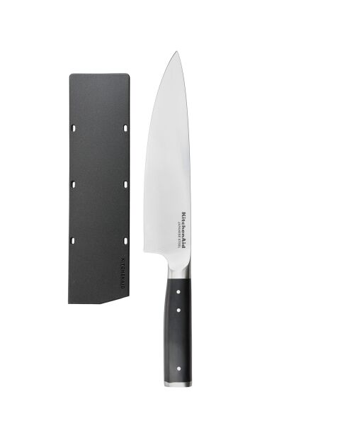 Couteau chef Gourmet noir/gris