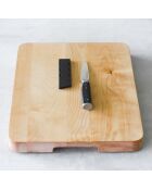 Couteau d'office Gourmet noir/gris