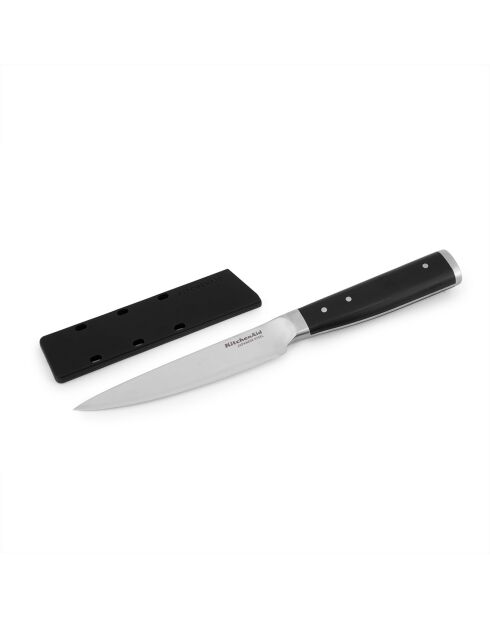 Couteau utilitaire Gourmet noir/gris