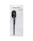 Thermomètre digital pivotant -40°C à 250°C noir