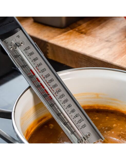 Thermomètre de cuisson 40°C à 204°C noir