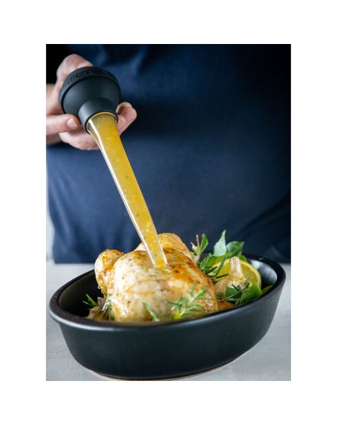 Universele pipetspuit met zwarte saus
