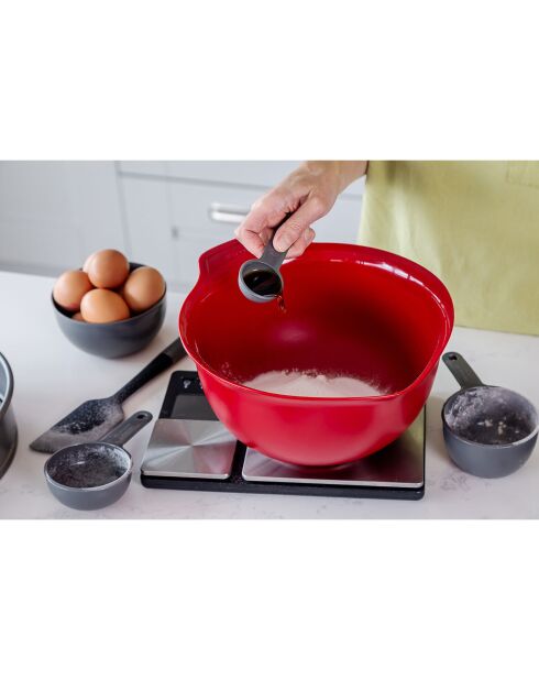 4 Cuillères à mesurer grises