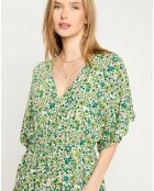 Robe longue Kimono verte