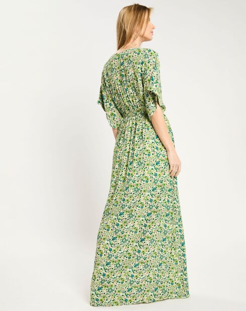 Robe longue Kimono verte