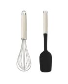 Set à pâtisserie fouet + spatule Core Line crème