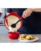 Set à pâtisserie fouet + spatule Core Line rouge
