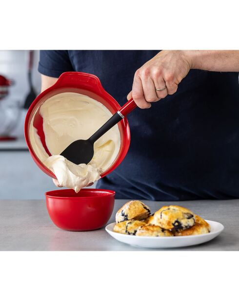 Set à pâtisserie fouet + spatule Core Line rouge