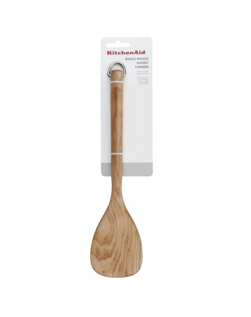 Petite spatule en bois de bouleau marron