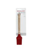 Pinceau à pâtisserie manche bois de bouleau rouge