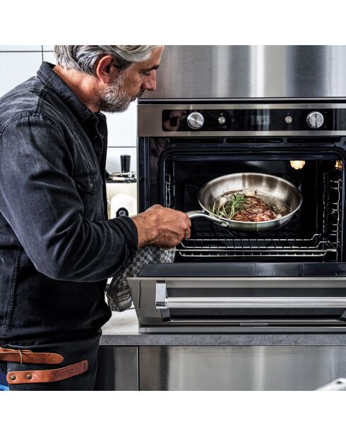 Poêle Multiply induction grise - D.28 cm