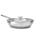 Wok avec couvercle Multiply gris - D.28 cm