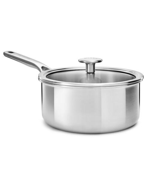 Casserole avec couvercle Multiply induction grise - D.20 cm