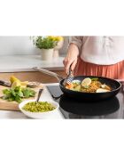 Poêle induction noire - D.30 cm