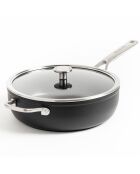 Sauteuse induction noire - D.30 cm