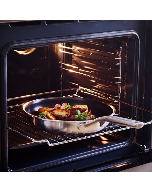 Poêle Multiply induction gris/noir - D.24 cm