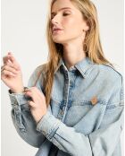 Veste en Jean Oversize bleu clair