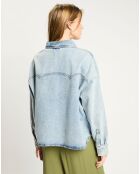 Veste en Jean Oversize bleu clair