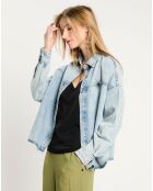 Veste en Jean Oversize bleu clair