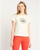 T-Shirt Print blanc