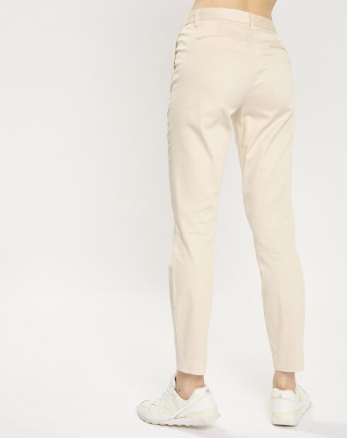 Pantalon chino tr slim écru
