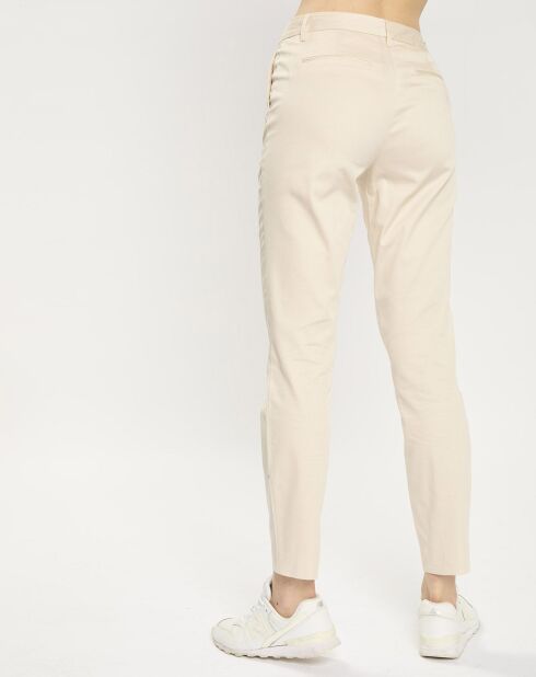 Pantalon chino tr slim écru