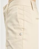 Pantalon chino tr slim écru