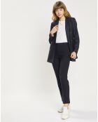 Veste Blazer Triple Bouton bleu foncé