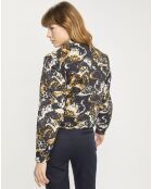 Bombers Manches Amovible Print Nuage nuit/multicolore