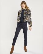 Bombers Manches Amovible Print Nuage nuit/multicolore