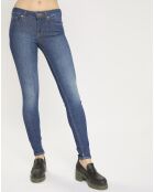 Jean Skinny Bohemienne Tr bleu foncé