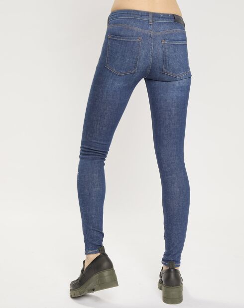 Jean Skinny Bohemienne Tr bleu foncé