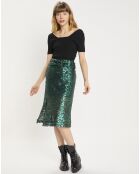 Jupe Sequin verte