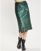 Jupe Sequin verte