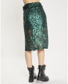 Jupe Sequin verte