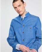 Veste de costume bleu vif