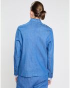 Veste de costume bleu vif