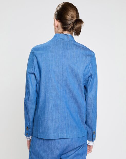 Veste de costume bleu vif