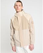 Coupe Vent Colorblock Packable beige clair